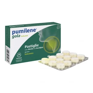 pumilene gola pastiglie balsamiche o miele limone
